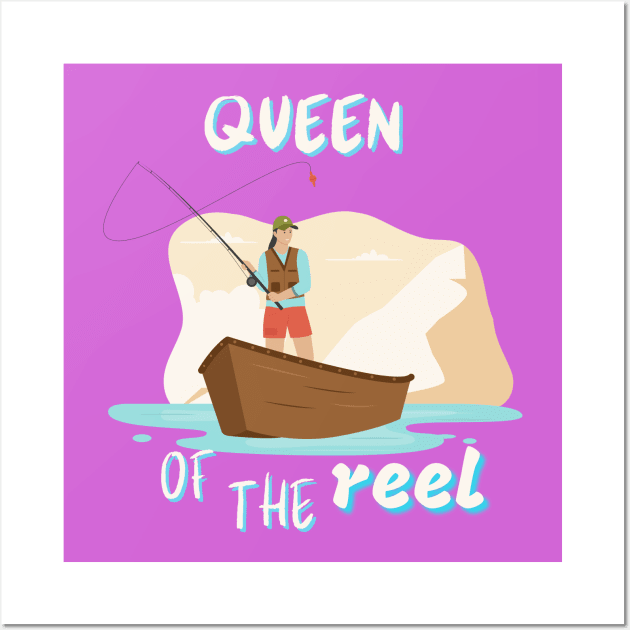 Queen of the Reel Wall Art by Createdreams